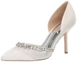 Badgley Mischka Damen Everley Pumps, Weiß (Soft White), 38 EU von Badgley Mischka