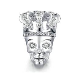 Frauen Charm-Anhänger Halloween Schädel Bead Charms 925 Sterling Silber Anhänger für Pandora, Europäische Charme Armbänder Halsketten von Baebaby