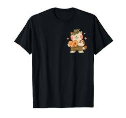 Bayrische Katze mit Brezel Kunst für Herren Damen Kinder T-Shirt von Bären Pandas, Waschbär Geschenke, lustige Sprüche