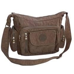Bag Street - Umhängetasche Crossbag Bodybag Messengertasche Reisetasche Nylon (Braun) - präsentiert von ZMOKA® von Bag Street - präsentiert von ZMOKA