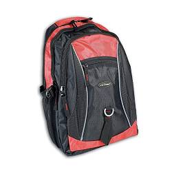Bag Street Rucksack Sporttasche Freizeittasche Schultasche Arbeitstasche (rot-schwarz) von Bag Street