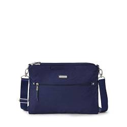 Baggallini Damen Five Umhängetasche mit fünf Blöcken, Navy von Baggallini