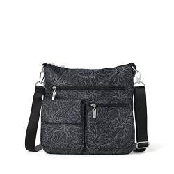 Baggallini Damen Modern Everywhere Slim Crossbody, Midnight Blossom von Baggallini