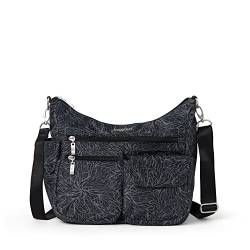 Baggallini Damen Modern Everywhere Tasche, Midnight Blossom Print von Baggallini