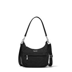 Baggallini Damen Moderne Halbmond-Tasche, Schwarz von Baggallini