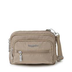 Baggallini Damen Tasche mit 3 Reißverschlüssen Umwandelbare Umhängetasche, Strand, Einheitsgröße von Baggallini