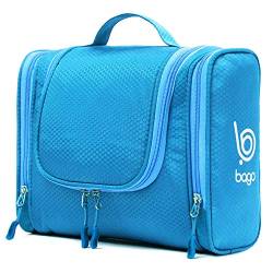 Bago Kulturbeutel/Dusch-Tasche für Reisen, Pflegeprodukte, Makeup und mehr (Blau) von Bago