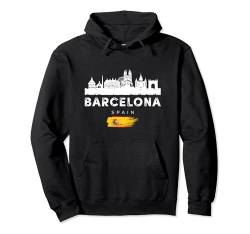 Barcelona Graphic Tees - Novelty T-Shirts & Cool Designs Pullover Hoodie von Bahaa's Tee