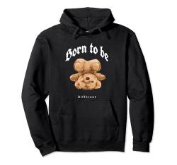 Born To Be Different Illustration Novelty Graphic Designs Pullover Hoodie von Bahaa's Tee
