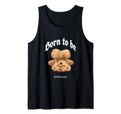 Born To Be Different Illustration Novelty Graphic Designs Tank Top von Bahaa's Tee