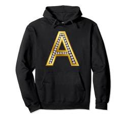 Cool A Alphabet Cute Initial Monogram Letter A Graphic Pullover Hoodie von Bahaa's Tee