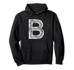 Cool B Alphabet Cute Initial Monogram Letter B Graphic Pullover Hoodie von Bahaa's Tee