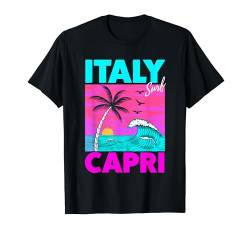 Cool Capri Italy Beauty Illustration Novelty Graphic Designs T-Shirt von Bahaa's Tee