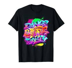 Cool Dance Graffiti Splash Battle Party Art Graphic Design T-Shirt von Bahaa's Tee