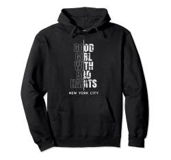 Cool New York City Good Girl with Bad Habits Graphic Designs Pullover Hoodie von Bahaa's Tee