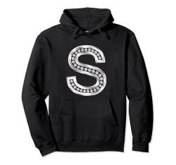 Cool S Alphabet Cute Initial Monogram Letter S Graphic Pullover Hoodie von Bahaa's Tee
