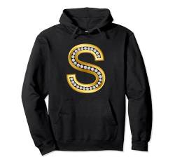 Cool S Alphabet Cute Initial Monogram Letter S Graphic Pullover Hoodie von Bahaa's Tee