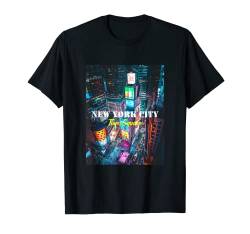 Coole Silvester in New York City Times Square Illustration T-Shirt von Bahaa's Tee