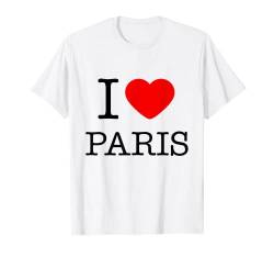 Enjoy Wear I Love Pairs Graphic Tees - Paris Novelty Graphic T-Shirt von Bahaa's Tee