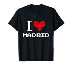 I Love Madrid Spain Illustration Novelty Graphic Cool Design T-Shirt von Bahaa's Tee