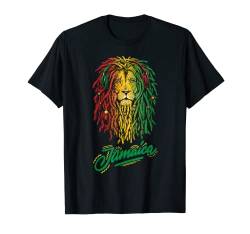Jamaican Lion & Cool Reggae Music, Jamaica Graphic Designs T-Shirt von Bahaa's Tee