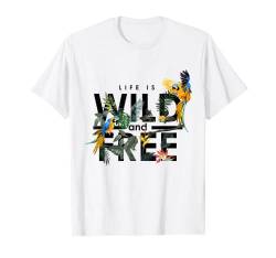 Life Is Wild And Free, Summer Floral Paradise Humor Grafik T-Shirt von Bahaa's Tee