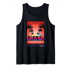 Miami Beach Sunset Tee shirts, I Love Miami Florida, Miami Tank Top von Bahaa's Tee