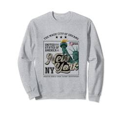 New York City The Magic City of Dreams Freiheitsstatue Sweatshirt von Bahaa's Tee