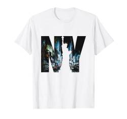 New York City Times Square Skyline Novelty Graphic Designs T-Shirt von Bahaa's Tee