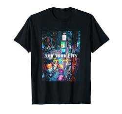 New York City Times Square Skyline Tee Shirts, New York City T-Shirt von Bahaa's Tee