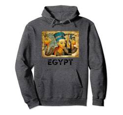 Real Ancient Egypt pharaohs Papyrus, Egyptian Hieroglyphs Pullover Hoodie von Bahaa's Tee