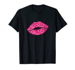 Sexy Woman Lips Tee shirts, Cool Woman Pink Lips Graphic T-Shirt von Bahaa's Tee