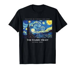 The Starry Night Tee Shirts, Cool Vincent Van Gogh Painter T-Shirt von Bahaa's Tee