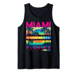 Wear Miami Florida T shirts, Miami Colorful Sunrise graphic Tank Top von Bahaa's Tee