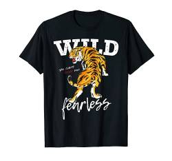 Wild Tiger T-Shirt, Enjoy Cool Tigers Fashion Graphic Design T-Shirt von Bahaa's Tee