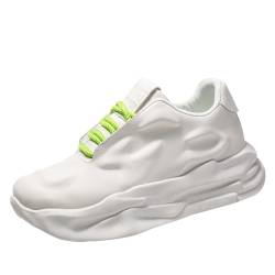 Bailey Xingqi Herren Chunky Sneaker mit Dämpfung Tennisschuhe Business Casual Wanderschuhe（Weiß 40） von Bailey Xingqi