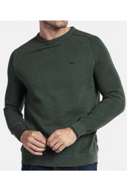 Baileys Regular Fit Pullover grün, Einfarbig von Baileys