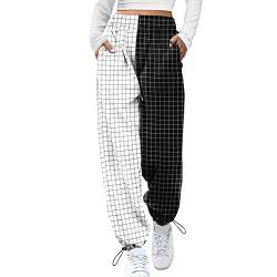 Jogginghose Damen Baumwolle Sporthose Damen Lang Sweatpants Lässige Lose Freizeithose für Gym Trainings… von Baiomawzh