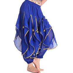 Baisdan Haremshose Bauchtanz Kostüm Indien Arabische Tanzen Tribal Wellenförmige Hosen Hosen von Baisdan