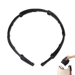 Bajbumgn Faltbares Stirnband, tragbares teleskopisches faltbares Stirnband, einziehbares Taschenstirnband, Haarreifen-Kopfbedeckung für Mädchen von Bajbumgn