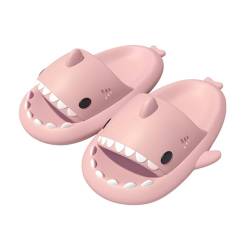 Baketron Cloud Shark Slides Damen Hai Hausschuhe Shark Slippers Schuhe Unisex Sommer Haifisch Schlappen Herren Haifisch rutschfeste Badeschuhe Strand Lustig Hai Sandalen 3.5cm Dick von Baketron