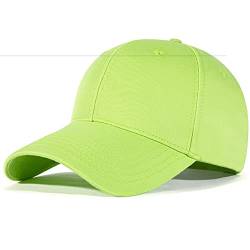 Bakicey Baseball Cap Unisex Outdoor Baseball Cap Kappe Baumwolle Baseball Mützen Erwachsenen Casual Reine Farbe Baseboard Baseballkappe Verstellbar Baseball Cap Kappe Damen Herren (Weidengrün) von Bakicey