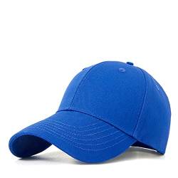 Bakicey Baseball Cap Unisex Outdoor Sonnenhut Damen Baseball Cap Baumwolle Baseball Mützen Erwachsenen Casual Hip Hop Baseboard Baseballkappe Verstellbar Herren Baseball Cap Kappe (Farbe Blau) von Bakicey