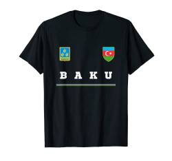 Baku Sport-/Fußballtrikot, Flagge, Fußball T-Shirt von Baku National Pride Azerbaijan Tees