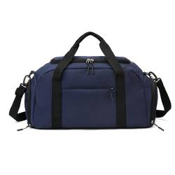 Balakaka Sporttasche Reisetasche für Damen und Herren,40 L Trainingstasche mit Schuhfach & Nassfach,Große Kapazität Tasche Gym Fitness für Reise Schwimmen Fußball,Blau von Balakaka