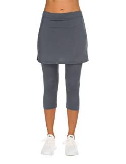 Balancora Damen Golfrock Rock mit Innenhose Sportrock mit 3/4 Leggings für Yoga, Laufen, Tennis, Golf Sportrock Damen von Balancora