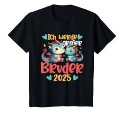 Kinder Nachwuchs Verkünden | Ich Werde Großer Bruder 2025 T-Shirt von Bald Großer Bruder Schwangerschaft Verkünden Idee