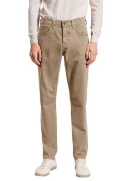 Baldessarini Herren 5-Pocket Hose Jack Regular Fit Baumwoll-Stretch Flachgewebe, Dunkelbeige von Baldessarini