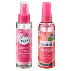 Balea 2er-Set Haarpflege: Haarparfüm BLOSSOM DREAM blumiges Dufterlebnis (100 ml) + Haarparfum FIZZY FRUITS fruchtig mit Duft nach Melone (100 ml) 200 ml von Balea