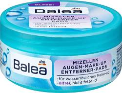 Balea Augen Make-Up Entferner Pads mit Aloe Vera ölfrei, 50 Stück von Balea